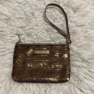 Michael Kors Pewter Sequin Wristlet‎